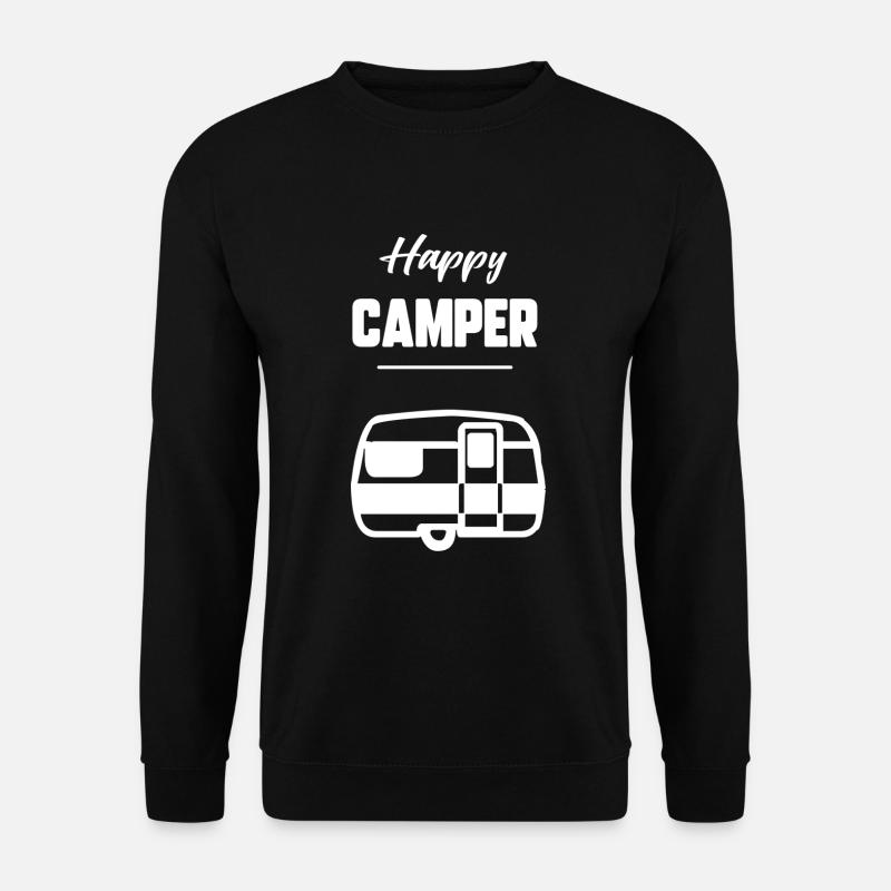 Happy camper - Unisex Sweatshirt - black