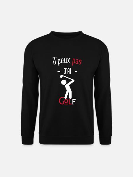 J'peux pas j'ai golf - Sweat-shirt Unisexe - noir