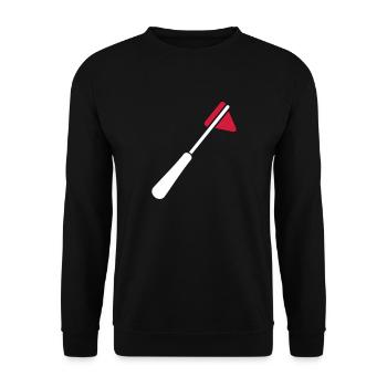 Reflex hammer knee hammer medicine gift - Unisex Sweatshirt - black - Front - Alina (178cm) & Michal (187cm)