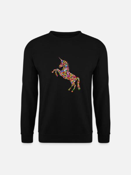 unicorn - Sweat-shirt Unisexe - noir