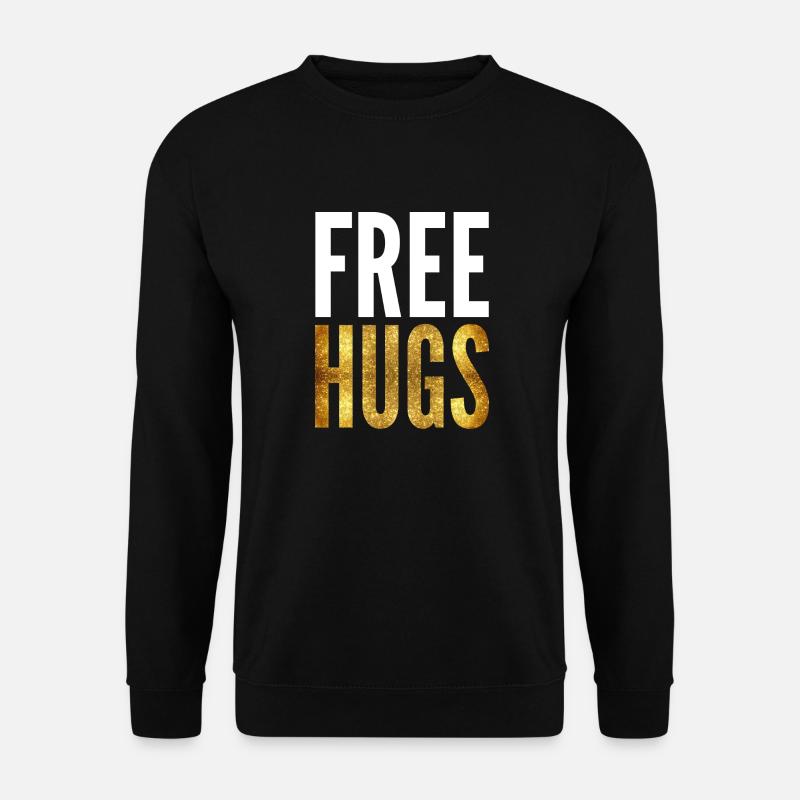 Kostenlose Umarmungen - Unisex Pullover - Schwarz
