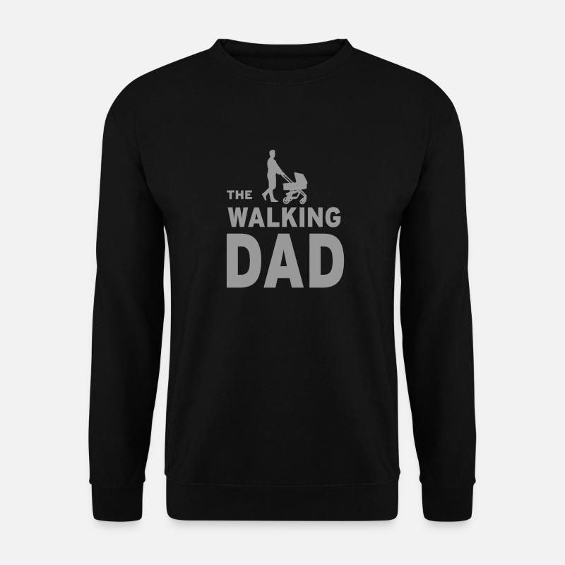 The walking Dad - Unisex Pullover - Schwarz