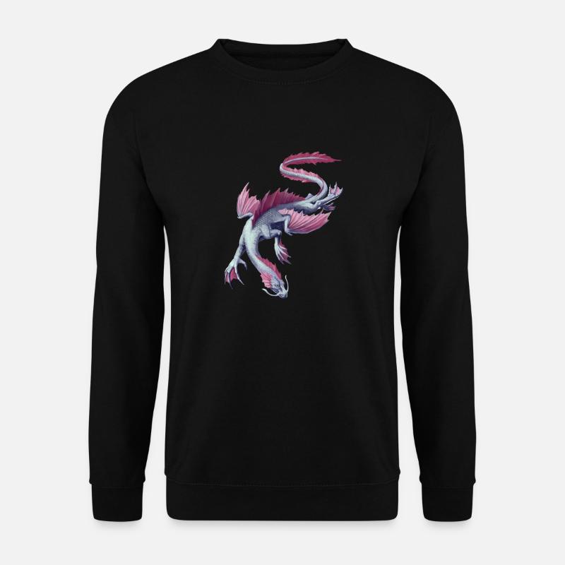 water dragon - Unisex Pullover - Schwarz