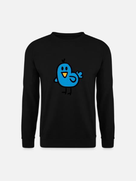Vogel - Unisex Pullover - Schwarz
