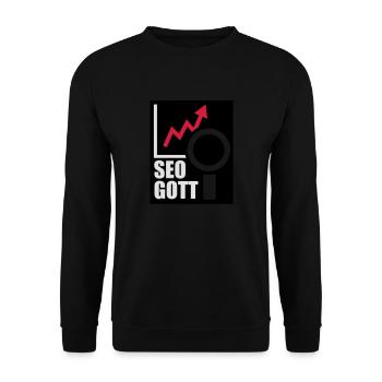 seo - Unisex Pullover - Schwarz - Vorne - Alina (178cm) & Michal (187cm)