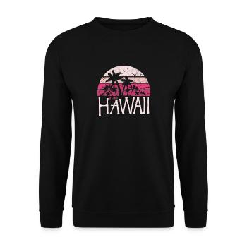 Hawaii - Sweat-shirt Unisexe - noir - Devant - Alina (178cm) & Michal (187cm)