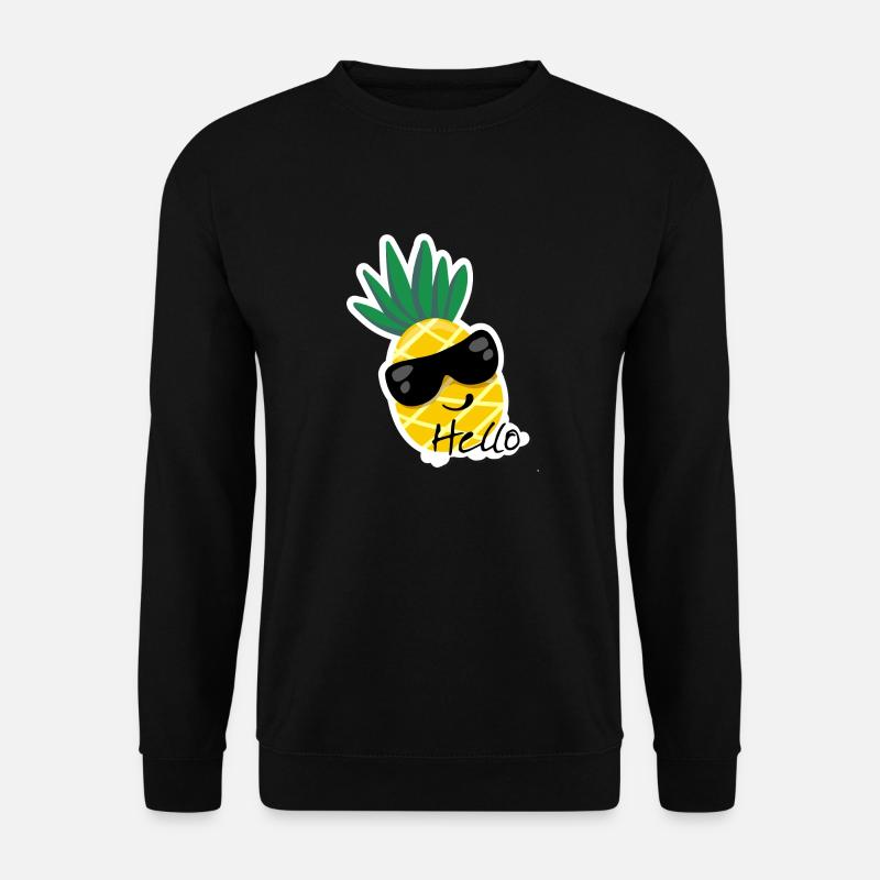 Hallo Ananas - Unisex Pullover - Schwarz