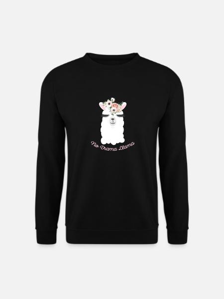 No Drama Llama - Unisex Sweatshirt - black