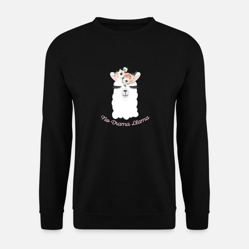 No Drama Llama - Unisex Sweatshirt - black
