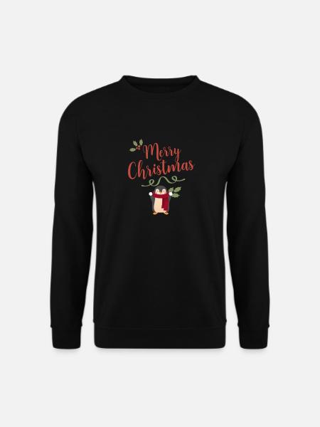 Joyeux Noël Pingouin - Sweat-shirt Unisexe - noir