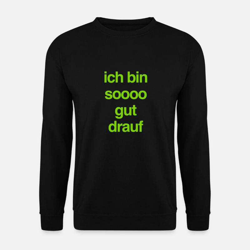gute Laune - Unisex Pullover - Schwarz