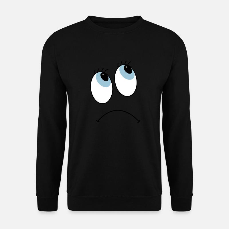 Augen - Unisex Pullover - Schwarz