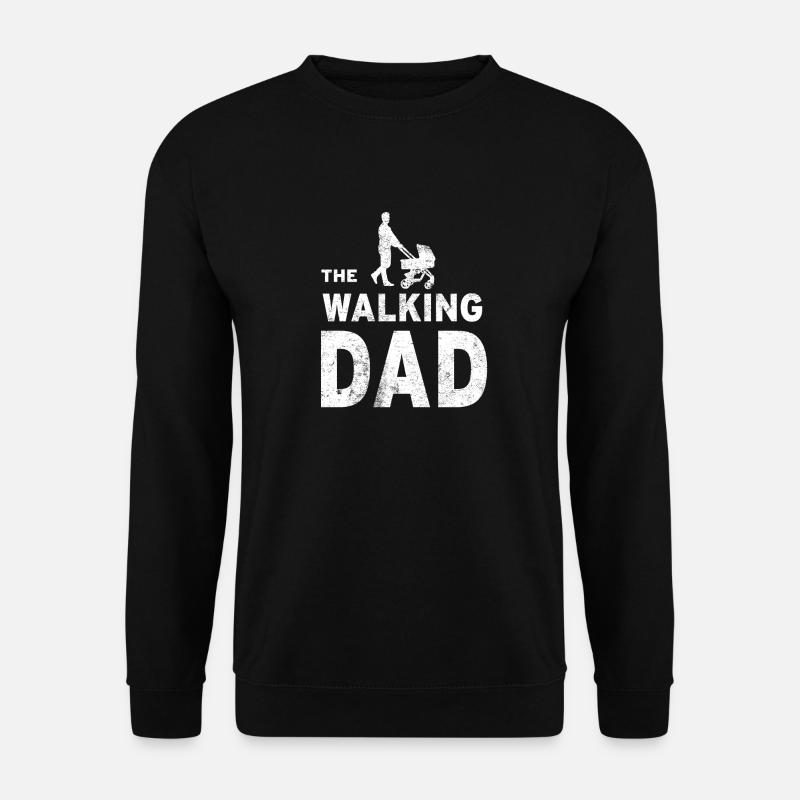 The walking Dad - Unisex Pullover - Schwarz