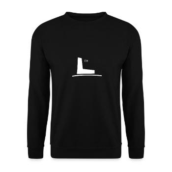 T-shirt - Unisex Sweatshirt - black - Front - Alina (178cm) & Michal (187cm)