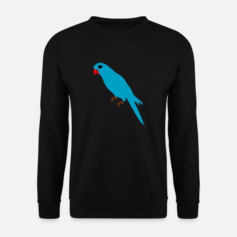 Budgie Parrot Budgerigar - Unisex Sweatshirt - black