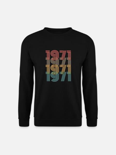 Jahrgang 1971 - Unisex Pullover - Schwarz
