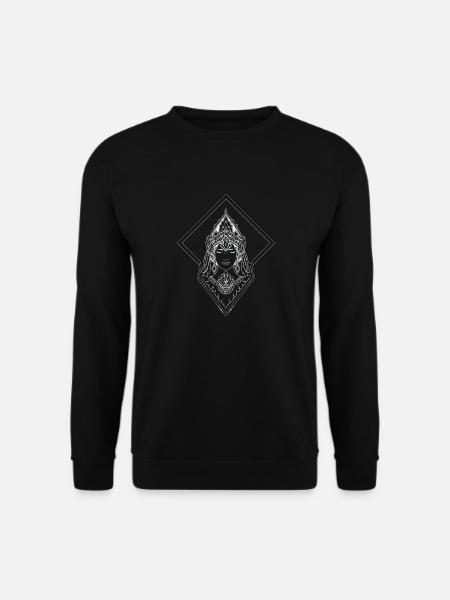 Ästhetischer Buddha - Unisex Pullover - Schwarz