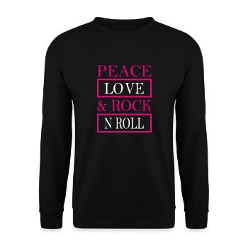 Rock Musik Rock and Roll - Sweat-shirt Unisexe - noir - Devant - Alina (178cm) & Michal (187cm)