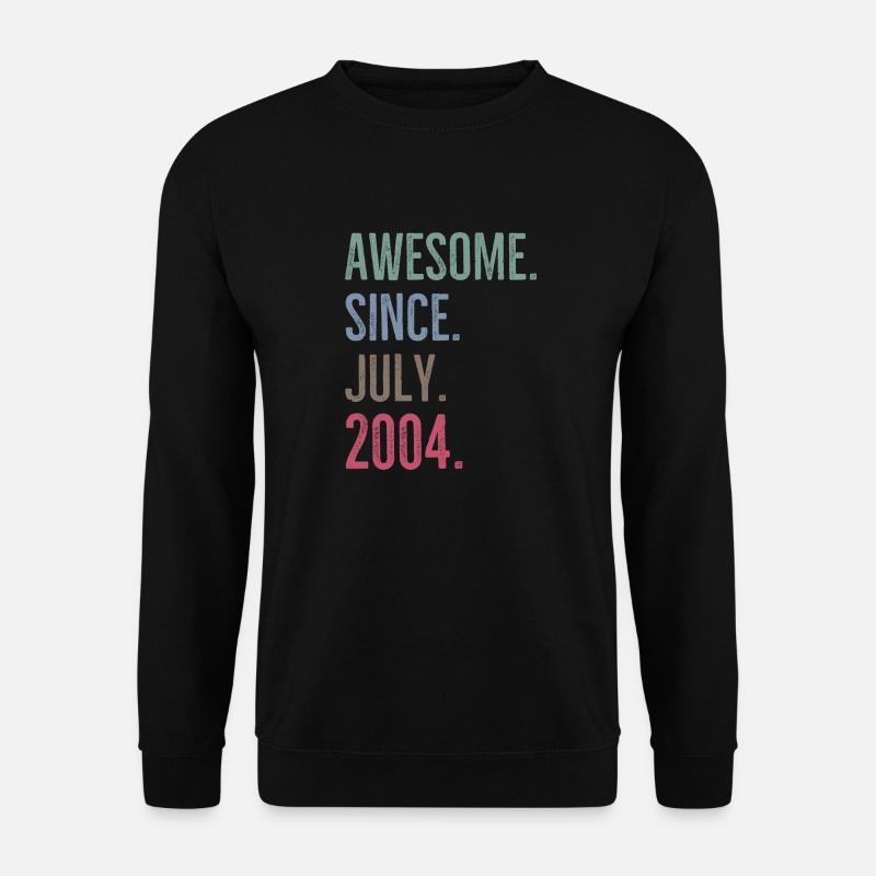 Awesome seit Juli 2004 - Unisex Pullover - Schwarz