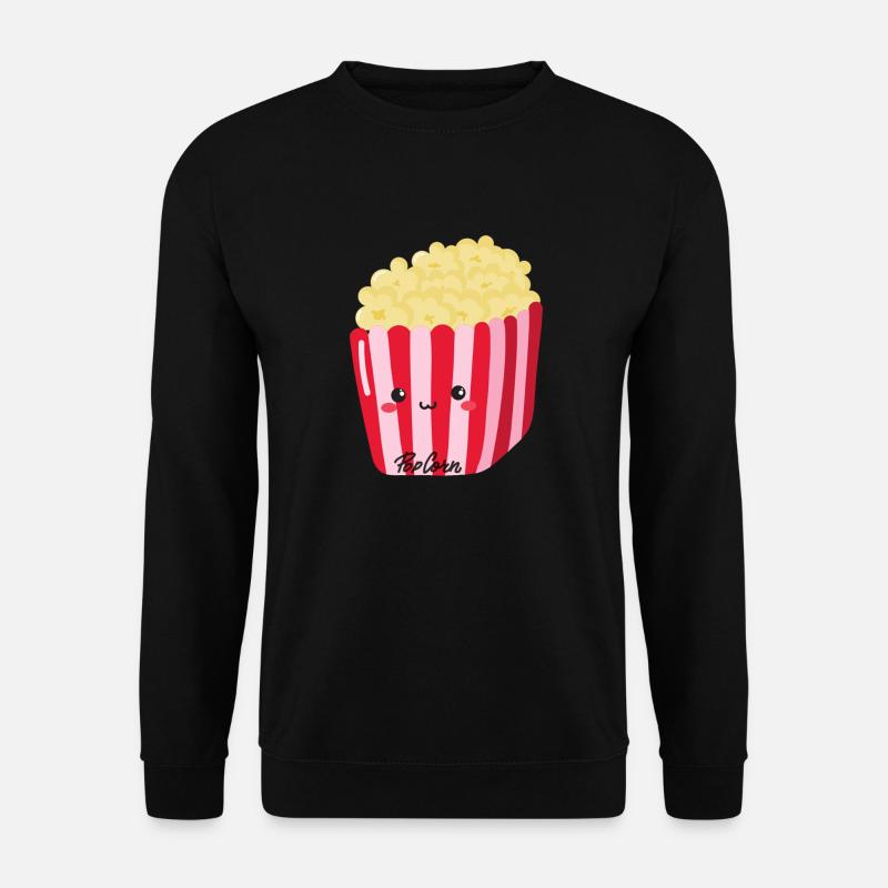 Popcorn - Unisex Pullover - Schwarz