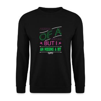 engineer birthday present idea gift idea funny - Unisex Pullover - Schwarz - Vorne - Alina (178cm) & Michal (187cm)