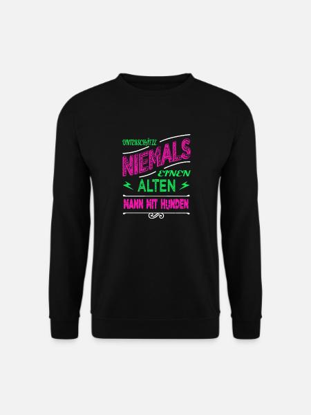 beste mama weihnachten großpapa bluthund - Unisex Pullover - Schwarz