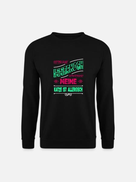 witzig spruch seekatze bday perserkatze lustig - Unisex Pullover - Schwarz