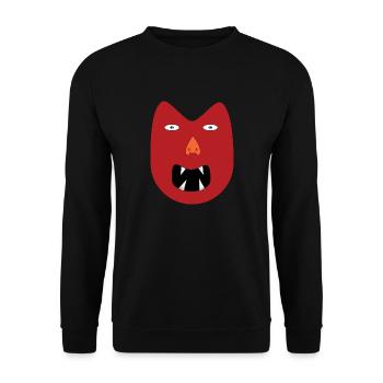 Monster vampire - Unisex Sweatshirt - black - Front - Alina (178cm) & Michal (187cm)