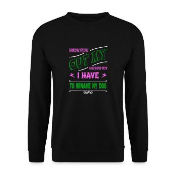 bday hacker fans awesome statement funny sayings - Unisex Pullover - Schwarz - Vorne - Alina (178cm) & Michal (187cm)