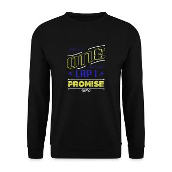 beach swimming swimmer tshirts triathlete swim - Unisex Sweatshirt - black - Front - Alina (178cm) & Michal (187cm)