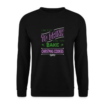 present balanced diet beard gang winemaker teach - Unisex Sweatshirt - black - Front - Alina (178cm) & Michal (187cm)