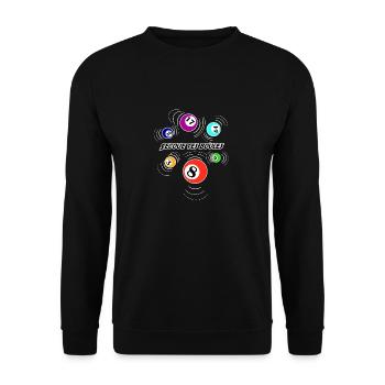 secoue tes boules bingo - Sweat-shirt Unisexe - noir - Devant - Alina (178cm) & Michal (187cm)