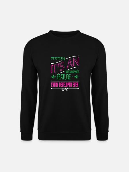 gift idea statement - Unisex Pullover - Schwarz