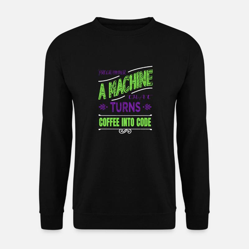 gift quote birthday present statement - Unisex Pullover - Schwarz