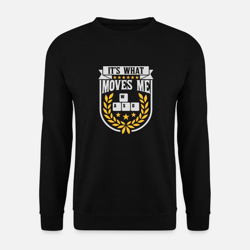 its what moves me - Unisex Sweatshirt - black