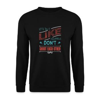 birthday present child heart gift jokes - Unisex Pullover - Schwarz - Vorne - Alina (178cm) & Michal (187cm)