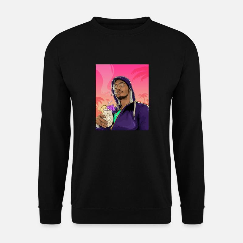 Guy on the Beach - Unisex Sweatshirt - black