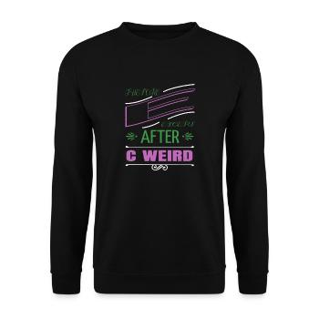 BMX Anniversary Cool Costume Birthday Present Idea - Unisex Sweatshirt - black - Front - Alina (178cm) & Michal (187cm)