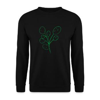 Florist Flower Plant Nature Gardener - Unisex Sweatshirt - black - Front - Alina (178cm) & Michal (187cm)