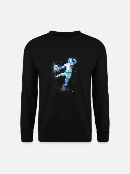 Handball, handballer, Beachhandball,Graffiti - Unisex Pullover - Schwarz