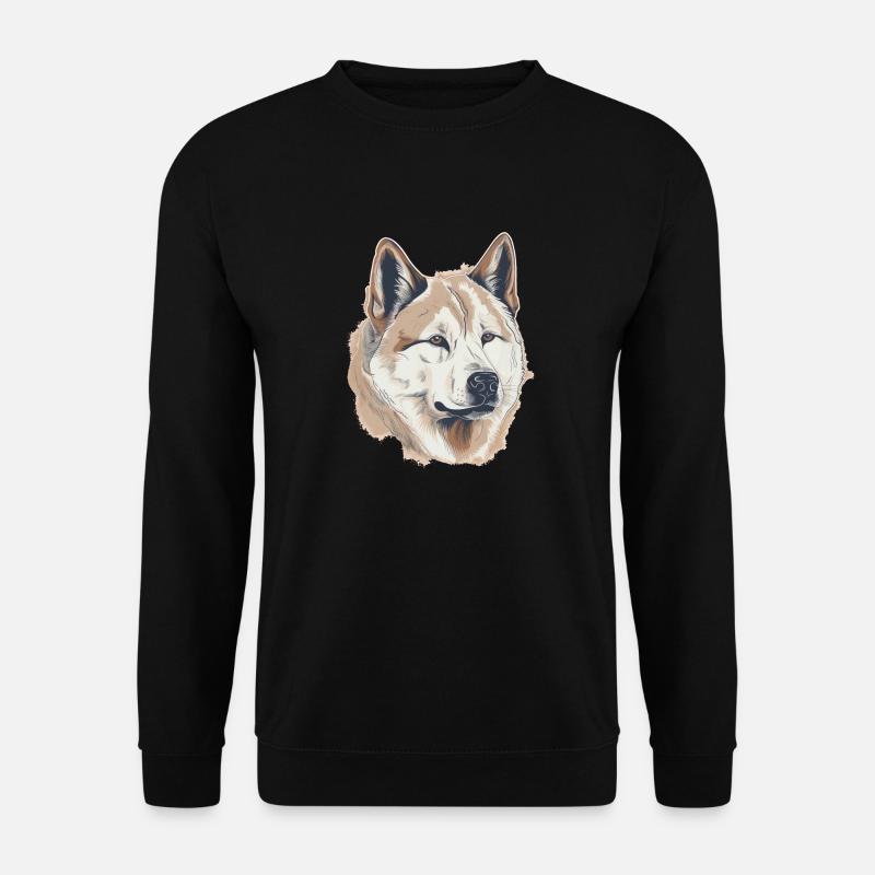 Akita - Unisex Pullover - Schwarz