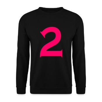 2 - Sweat-shirt Unisexe - noir - Devant - Alina (178cm) & Michal (187cm)