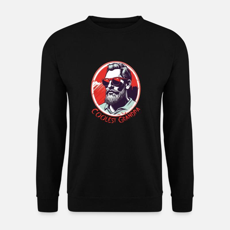 Coolest Grandpa - Unisex Pullover - Schwarz