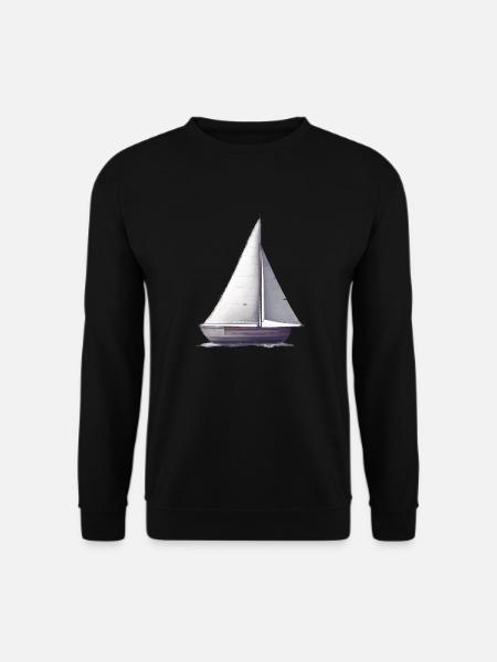 Segeln Segelboot Segelsport Segler Segelschiff - Unisex Pullover - Schwarz