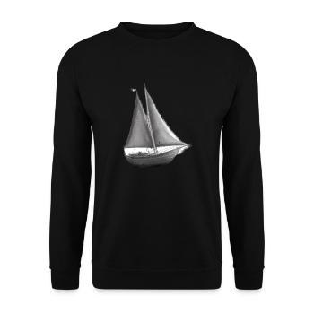 Voilier Voilier Voilier Voilier Marin - Sweat-shirt Unisexe - noir - Devant - Alina (178cm) & Michal (187cm)