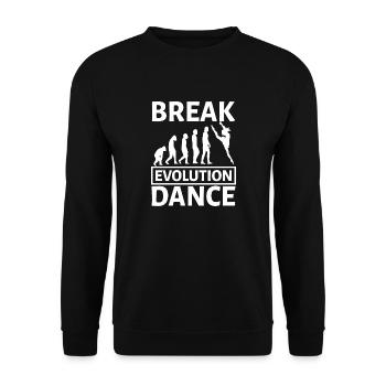 Dancing Dance Music - Unisex Sweatshirt - black - Front - Alina (178cm) & Michal (187cm)