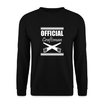 Artisan bricoleur Artisan Artisan Outil Construction - Sweat-shirt Unisexe - noir - Devant - Alina (178cm) & Michal (187cm)