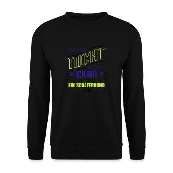 happy joke funny sayings bday books coffee - Unisex Pullover - Schwarz - Vorne - Alina (178cm) & Michal (187cm)