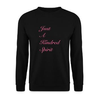 Just a Kindred spirit 1 - Unisex Sweatshirt - black - Front - Alina (178cm) & Michal (187cm)