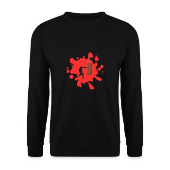 MY LIFE - Unisex Sweatshirt - black - Front - Alina (178cm) & Michal (187cm)